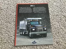 1998 Mack heavy-duty trucks , color sales handout.