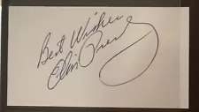 Original Calling Card Signed By Elvis Presley 1965