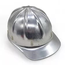 Vintage Aluminum Metal Hard Hat With Liner ANSI Class C