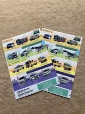 Nissan Novelty Automotive Clear File 2 Sets Auto Body Factory Tour Not For Sale