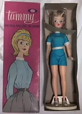 Vintage 1962 Ideal Tammy Doll 9000-1 Blonde W/ Original Box