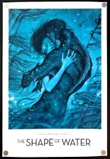 The Shape of Water 2017 Original Movie Poster Venice Film Fest Poster Ultra Rare