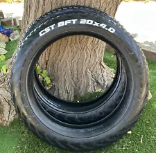 Bike Tires 2- 20x4 For EV Bike Includes The Tubes Used