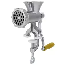 Manual Meat Grinder Household Sausage Maker, Solid Aluminum Alloy Hand Crank ...