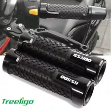 Black motorcycle Grips Handle Handlebar For SUZUKI GS500 GS500E GS500F 1989-2009 (For: 2001 Suzuki GS500)