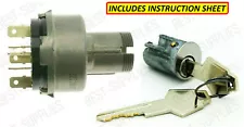 Ignition Switch Ignition Lock Cylinder combo for many Chrysler Dodge Plymouth (For: 1958 Chrysler)