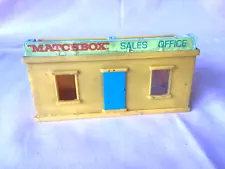 VINTAGE MATCHBOX PLASTIC SALES OFFICE.