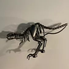 T-Rex Dinosaur Scrap Metal Sculpture Welded Art Sculpture