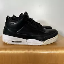 Air Jordan 3 Retro Cyber Monday Black White Sneakers Mens Size 8 / Womens 9.5