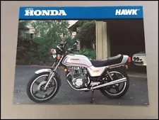 1980 Honda Hawk Bike Motorcycle 1-page Vintage Sales Brochure Spec Sheet