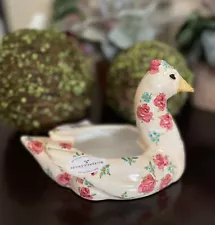 Mackenzie-Childs SIMON Goose Planter NEW- Never Used- First Quality