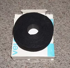 VELCRO Brand ONE-WRAP Roll Black, 30 Ft x 1-1/2 In