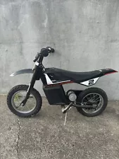 Razor MX125 Dirt Rocket Electric Motocross Bike for Kids, Black And Red