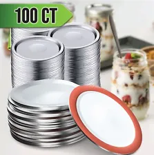 SALE! Canning Lids Regular Mouth 100ct For Jars 70mm mason, ball