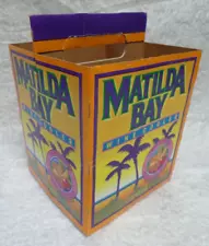 1987 MATILDA BAY FRUIT FLAVORED WINE COOLER 4 PACK GLASS BOTTLE CARTON CARRIER