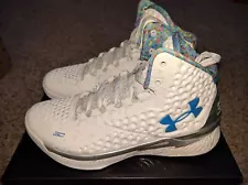 Under Armour Curry 1 Splash Party PE UA One White Birthday Warriors All NEW