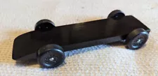 PINEWOOD DERBY CAR READY TO RACE TROOP WINNING BALANCED BLACK