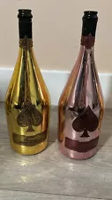 2 Empty Bottle Ace Of Spade Magnum Bottle Gold, 1.5 Lt Rose Pink Color