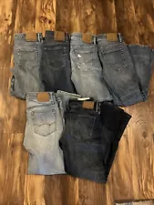 LOT BUNDLE OF 6 American Eagle Men’s Jeans Size 30/30 & 31/30 1 BNWT 5 USED