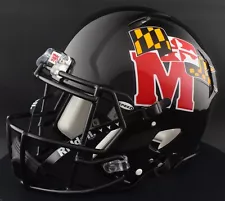 MARYLAND TERRAPINS NCAA Riddell Speed Full Size AUTHENTIC Football Helmet