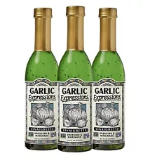 Garlic Expressions Vinaigrette Salad Dressing, Marinade (Pack of 3)