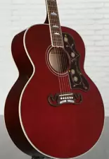 Gibson SJ-200 Standard Acoustic Guitar - Wine Red w/ Case