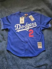 Mitchell & Ness NEW LARGE Tommy Lasorda Jersey Los Angeles Dodgers 1995 Royal