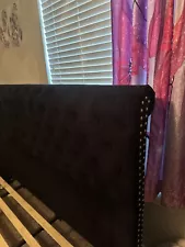 New Listingking bed frame with headboard