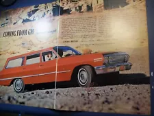 1963 Chevy Impala Station Wagon large-mag 2p car ad -performance explains itself