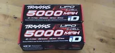 2x - traxxas 5000mah 3s 3 cell Lipo battery 2872X