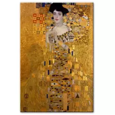 Pure Hand-painted oil painting on canvas Gustav Klimt People Portrait 36in