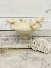 Large Italian Marble Birdbath