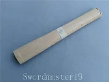 12 Inch Hourglass Shape Strong Oak Tsuka Ray Skin Groove Japanese Katana Sword