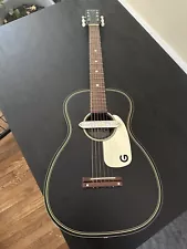 Gretsch G9520E Gin Rickey Acoustic-Electric Guitar - Smokestack Black