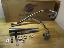 NEW HONDA CX500 ALL MODELS 2 INTO 1 EXHAUST PIPE SYSTEM MEGAPHONE MAC 001-1903