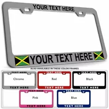 SPECIAL Jamaica FLAG PERSONALIZED St1 Ch Metal License Plate Frame