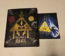 The Book of Bill Alex Hirsch Gravity Falls B&N Exclusive Edition With Card