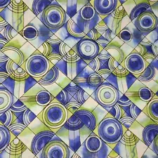 2yds Frank Lloyd Wright Inspired Cotton fabric Woodrow Studio England quilting