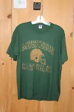 Vintage Russell Athletics Shirt Mens Large Green Muskegon Catholic football