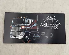 Original 1984 Ford Heavy Truck Sales Brochure L-Line LTL-9000 CL-9000 Mailer