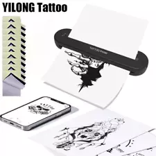 Professional Wireless Thermal Tattoo Stencil Printer 2000mAh W/15 Transfer Paper