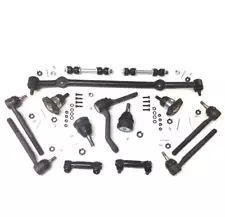 HD Ball Joints Tie Rods Idler Arm Center Link Sleeves Front End Steering Kit (For: 1985 Chevrolet Caprice)