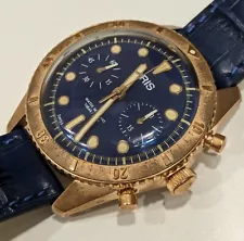 Oris Carl Brashear Limited Edition Diver 65 Bronze Men's Watch 43.5mm