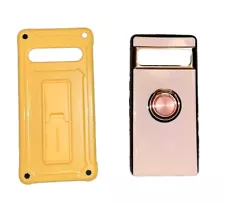 3 For 1 Sale For Google Pixel 7 ProbCase Covers Pink/gold And Black And Yellow