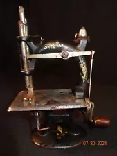 Foley & Williams Cast Iron Midget Antique Toy Sewing Machine