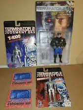 Terminator 2 Judgment Day Toy Sale Lot Action Figures Cards Arnold T2 Vintage