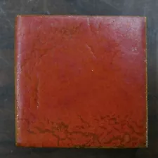 Vintage Orange/Red Field Tile 3x3"