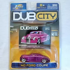 Jada Toys 40 Ford Coupe 2004 Purple Collector 074 For Sale 1:64 Scale Dub City