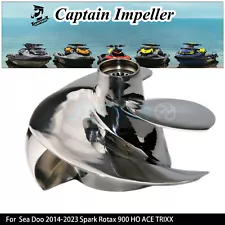 Impeller Fit Sea Doo 2014-2022 Spark 2-Up 3-Up Replace FOR Solas SK-CD-12/17 (For: 2015 Spark 3 Up)