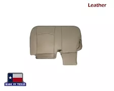 For 2006 2007 Cadillac SRX LEATHER SECOND ROW Driver 60 Bottom Seat Cover In Tan (For: Cadillac SRX)